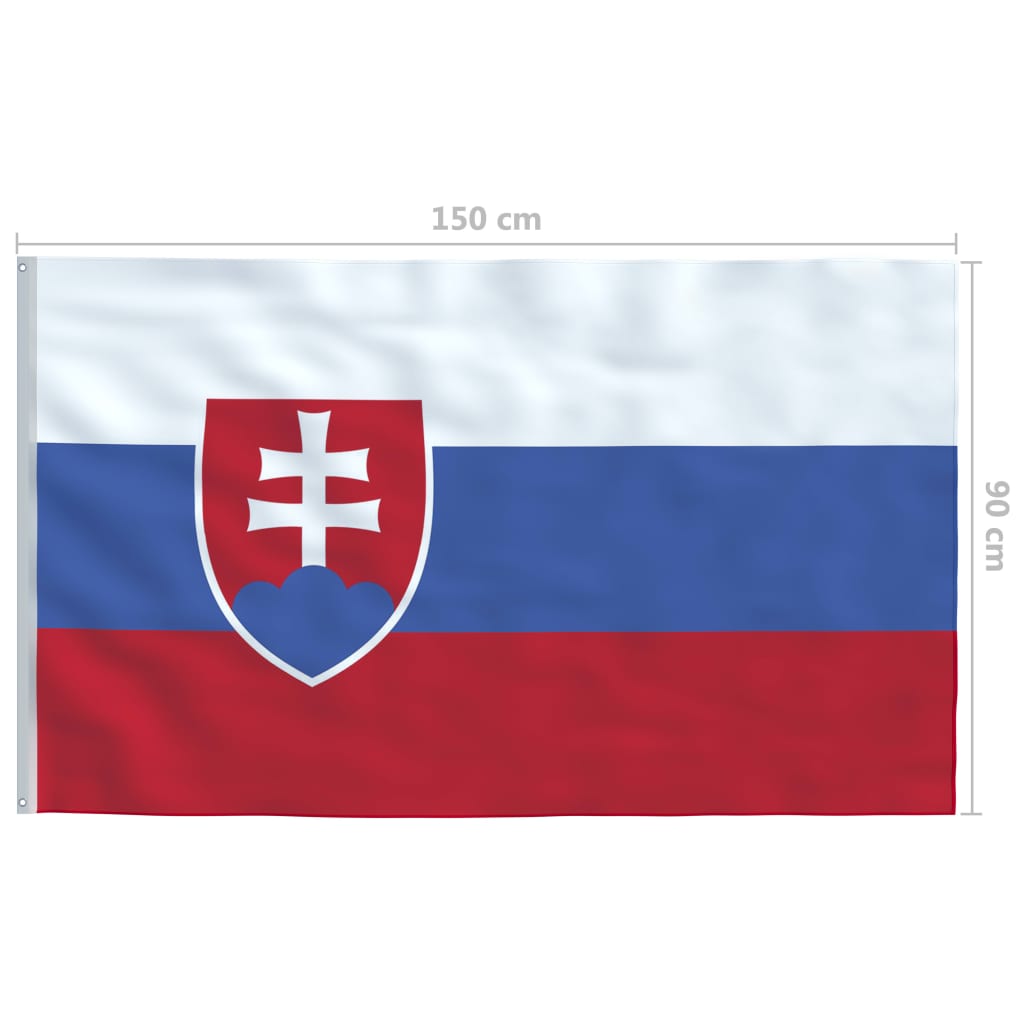 Szlovák zászló 90 x 150 cm 