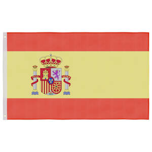 vidaXL Hispaania lipp 90 x 150 cm