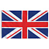vidaXL Suurbritannia lipp 90 x 150 cm