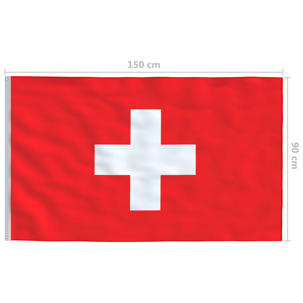 Svájci zászló 90 x 150 cm 