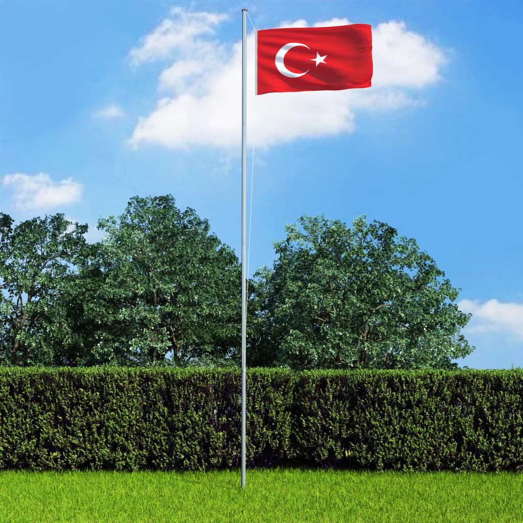 vidaXL Turkin lippu 90×150 cm