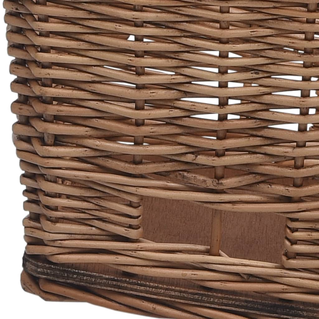 Panier Arrière De Vélo Avec Couvercle 55x31x36 Cm Saule Naturel VidaXL 17 width=274