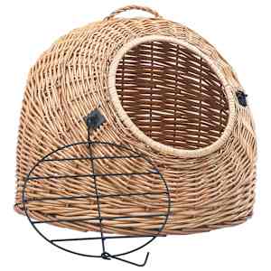 vidaXL kassi transpordipuur, 60 x 45 x 45 cm, naturaalne paju