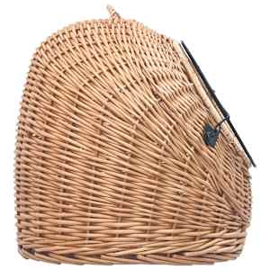Přepravka pro kočku 60 x 45 x 45 cm přírodní vrba - obrázek 6