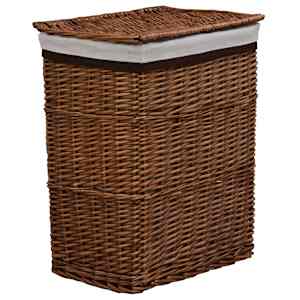 Košara za perilo rjava iz vrbe