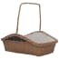  vidaXL barna fűzfa tűzifatároló kosár fogantyúval 61,5 x 46,5 x 58 cm termék 2. képe
