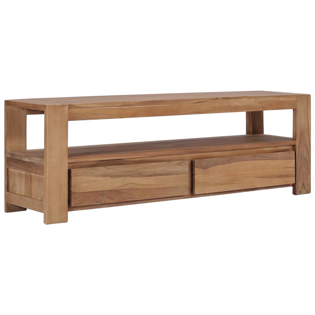 vidaXL TV-Schrank 120 x 30 x 40 cm Massivholz Teak