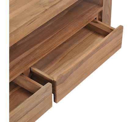 vidaXL Mueble para TV de teca maciza 120x30x40 cm
