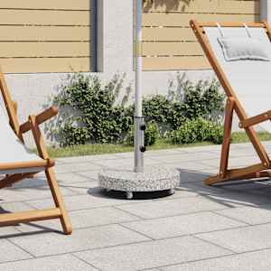 Podstavek za senčnik granit 30 kg okrogel siv