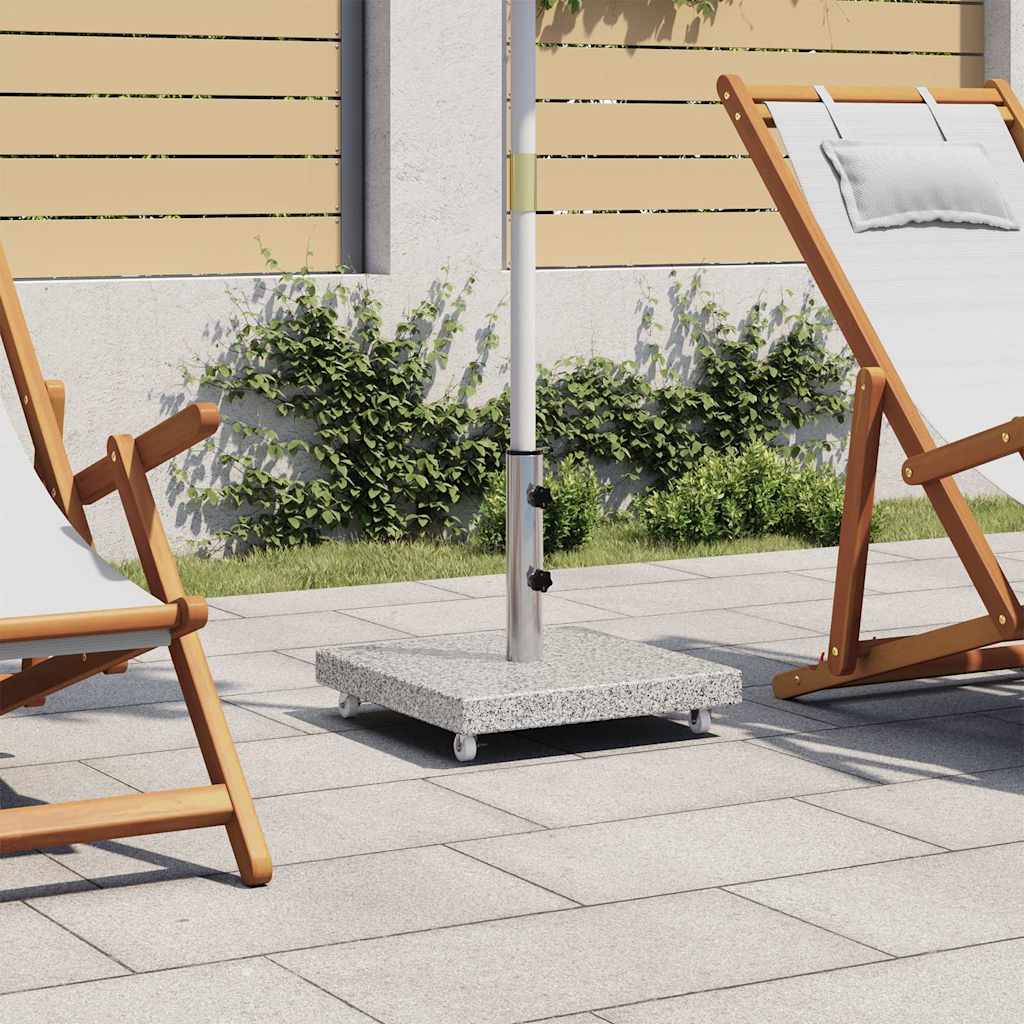 vidaXL Parasollfot granit 30 kg fyrkantig gr&aring;