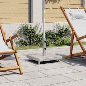 Podstavek za senčnik granit 30 kg kvadraten siv