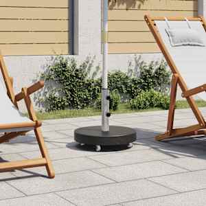 Podstavek za senčnik granit 30 kg okrogel črn