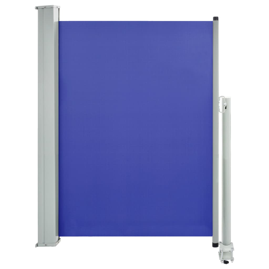 Image of vidaXL Patio Retractable Side Awning 100x300 cm Blue