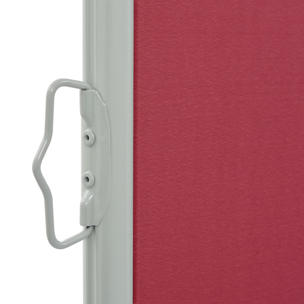 vidaXL Ausziehbare Seitenmarkise 120x300 cm Rot