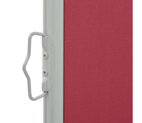 vidaXL Auvent latéral rétractable de patio 120x300 cm Rouge