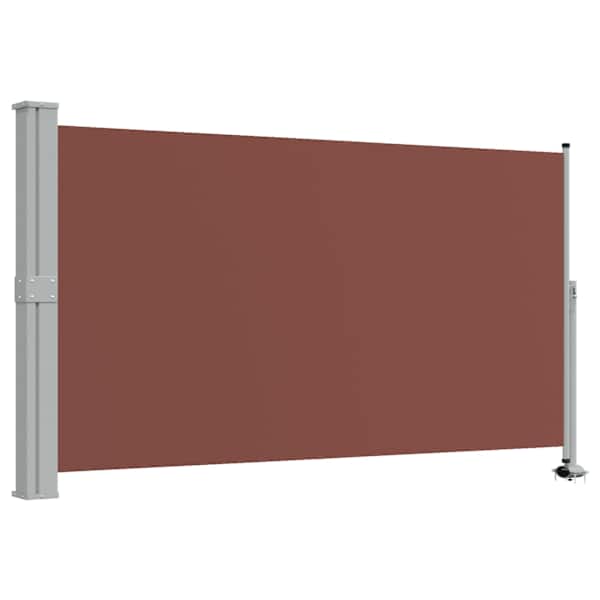 vidaXL lahtit&otilde;mmatav terrassi k&uuml;lgsein, 140 x 300 cm, pruun