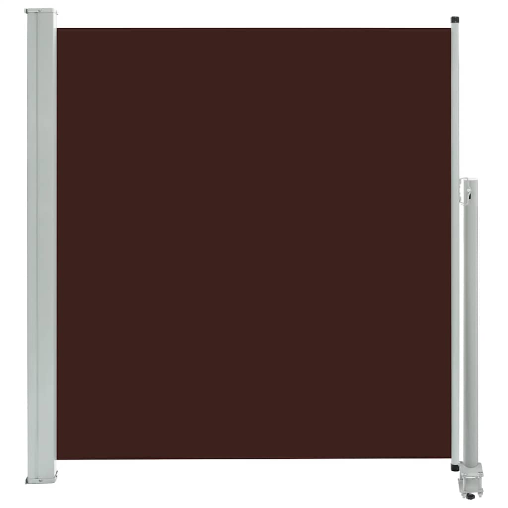 vidaXL Tuinscherm uittrekbaar 140x300 cm bruin