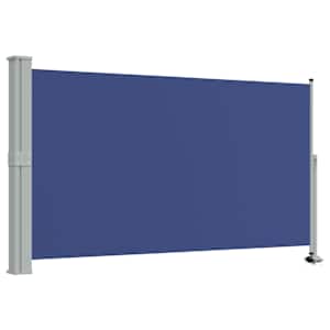 Zatahovací boční markýza / zástěna 140 x 300 cm modrá - obrázek 2