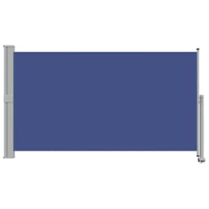 Zatahovací boční markýza / zástěna 140 x 300 cm modrá - obrázek 4