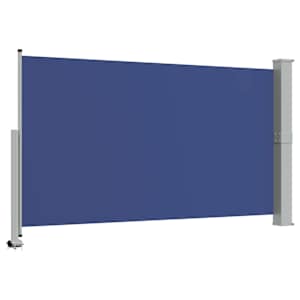 Zatahovací boční markýza / zástěna 140 x 300 cm modrá - obrázek 7