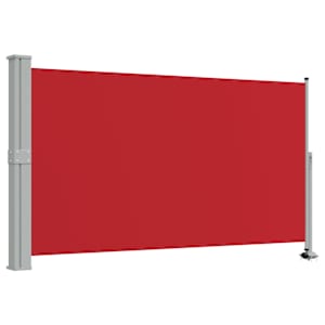 Zatahovací boční markýza / zástěna 140 x 300 cm červená - obrázek 2
