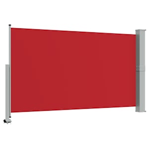 Zatahovací boční markýza / zástěna 140 x 300 cm červená - obrázek 7