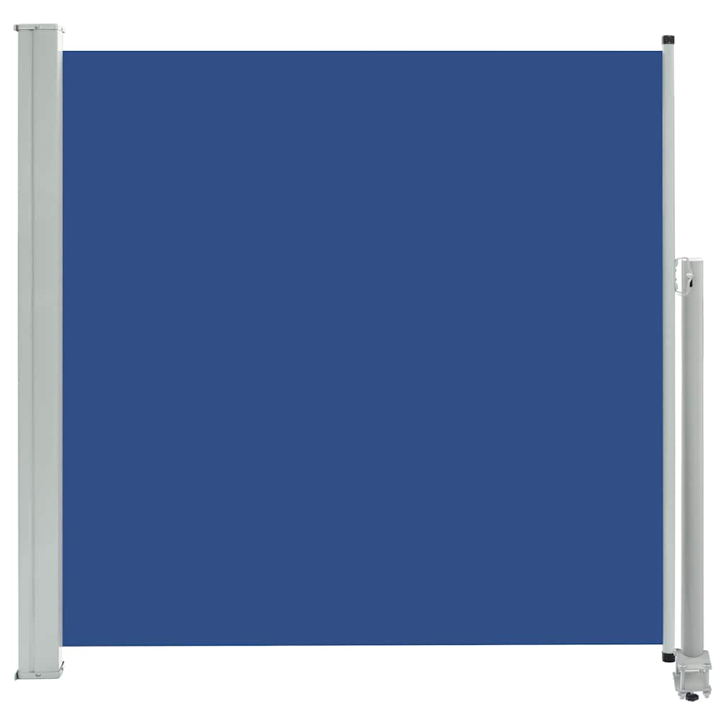 vidaXL ZatahovacĂ­ boÄŤnĂ­ markĂ˝za / zĂˇstÄ›na na terasu 160 x 300 cm modrĂˇ
