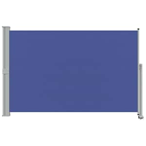 Zatahovací boční markýza / zástěna na terasu 160 x 300 cm modrá - obrázek 4