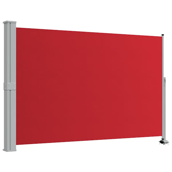 vidaXL lahtit&otilde;mmatav terrassi k&uuml;lgsein, 160 x 300 cm, punane