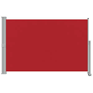 Zatahovací boční markýza / zástěna na terasu 160x300 cm červená - obrázek 4