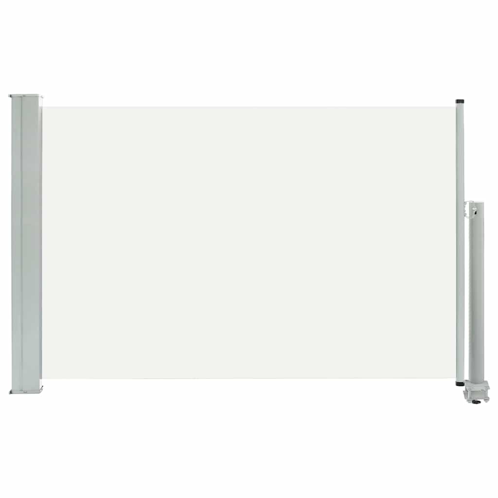 vidaXL Zatahovací boční markýza / zástěna na terasu 60x300 cm krémová