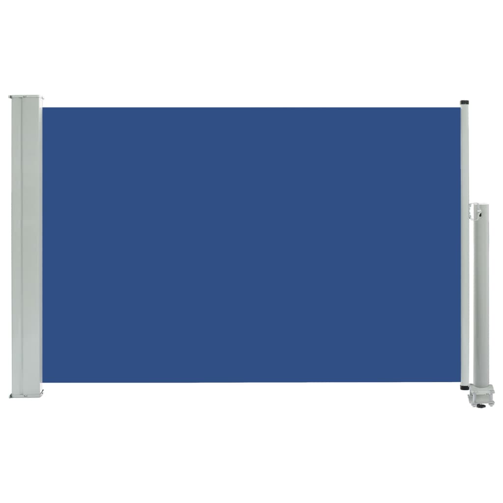 Image of vidaXL Patio Retractable Side Awning 60x300 cm Blue
