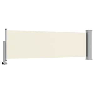 Zatahovací boční markýza / zástěna na terasu 80x300 cm krémová - obrázek 6