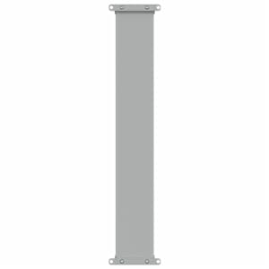 Zatahovací boční markýza / zástěna na terasu 80 x 300 cm šedá - obrázek 5