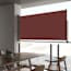  vidaXL barna kihúzható oldalsó terasz napellenző 80 x 300 cm termék 2. képe