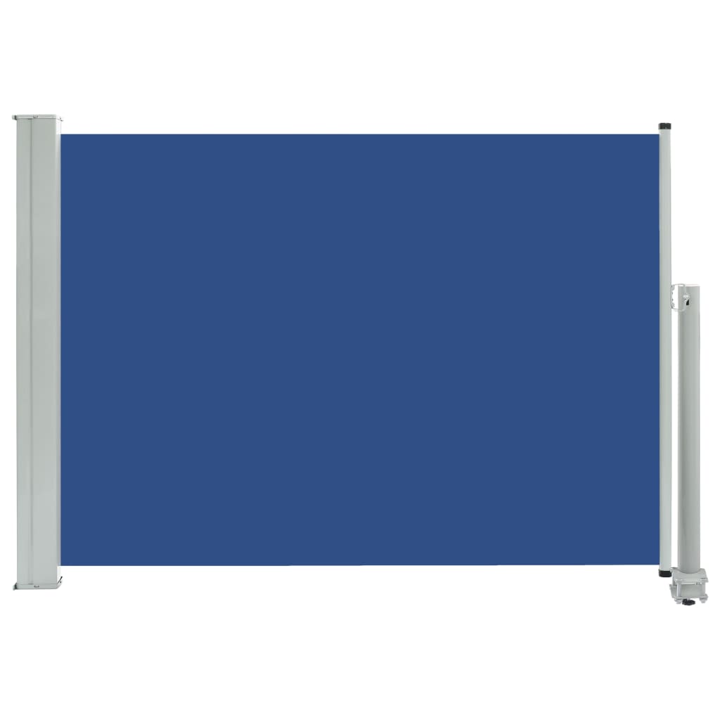 Image of vidaXL Patio Retractable Side Awning 80x300 cm Blue