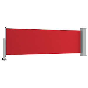 Zatahovací boční markýza / zástěna na terasu 80x300 cm červená - obrázek 6