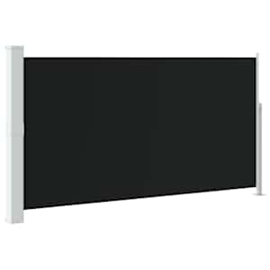 Zatahovací boční markýza/zástěna na terasu 170 x 300 cm černá - obrázek 2