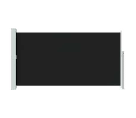 vidaXL Auvent lat&eacute;ral r&eacute;tractable de patio 170x300 cm Noir