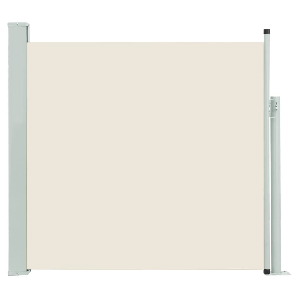 vidaXL ZatahovacĂ­ boÄŤnĂ­ markĂ˝za/zĂˇstÄ›na na terasu 170 x 300 cm krĂ©movĂˇ