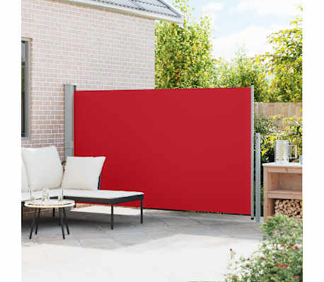 vidaXL Ausziehbare Seitenmarkise 170&times;300 cm Rot