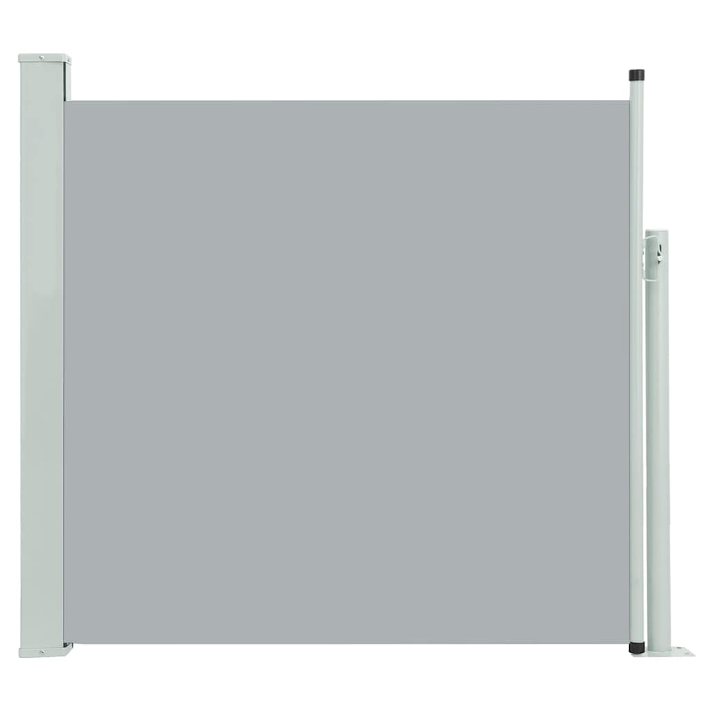 

vidaXL Patio Retractable Side Awning 66.9"x118.1" Gray