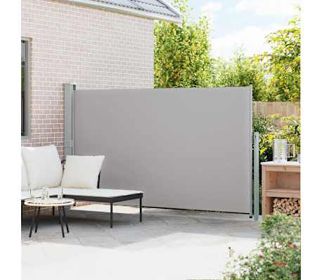 vidaXL Ausziehbare Seitenmarkise 170&times;300 cm Grau