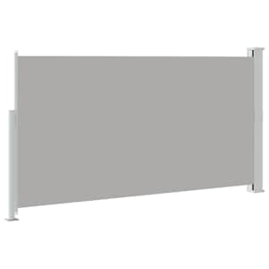 Zatahovací boční markýza/zástěna na terasu 170 x 300 cm šedá - obrázek 6