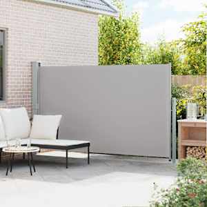vidaXL Ausziehbare Seitenmarkise 170&times;300 cm Grau