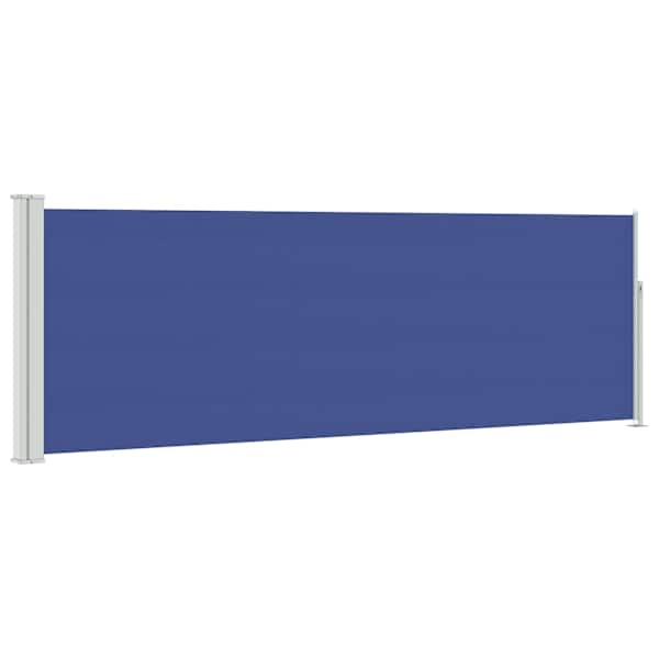 vidaXL lahtit&otilde;mmatav terrassi k&uuml;lgsein, 100 x 314 cm, sinine