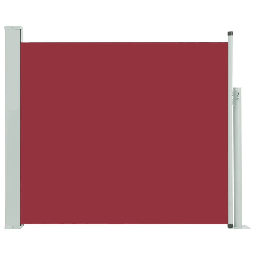 vidaXL ZatahovacĂ­ boÄŤnĂ­ markĂ˝za / zĂˇstÄ›na na terasu 100x300 cm ÄŤervenĂˇ