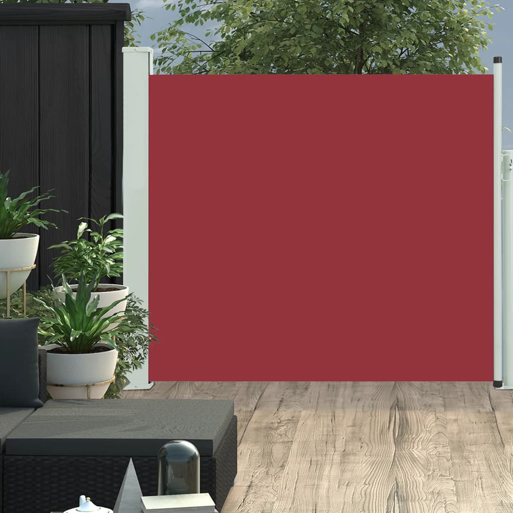 Ausziehbare Seitenmarkise 100×300 cm Rot