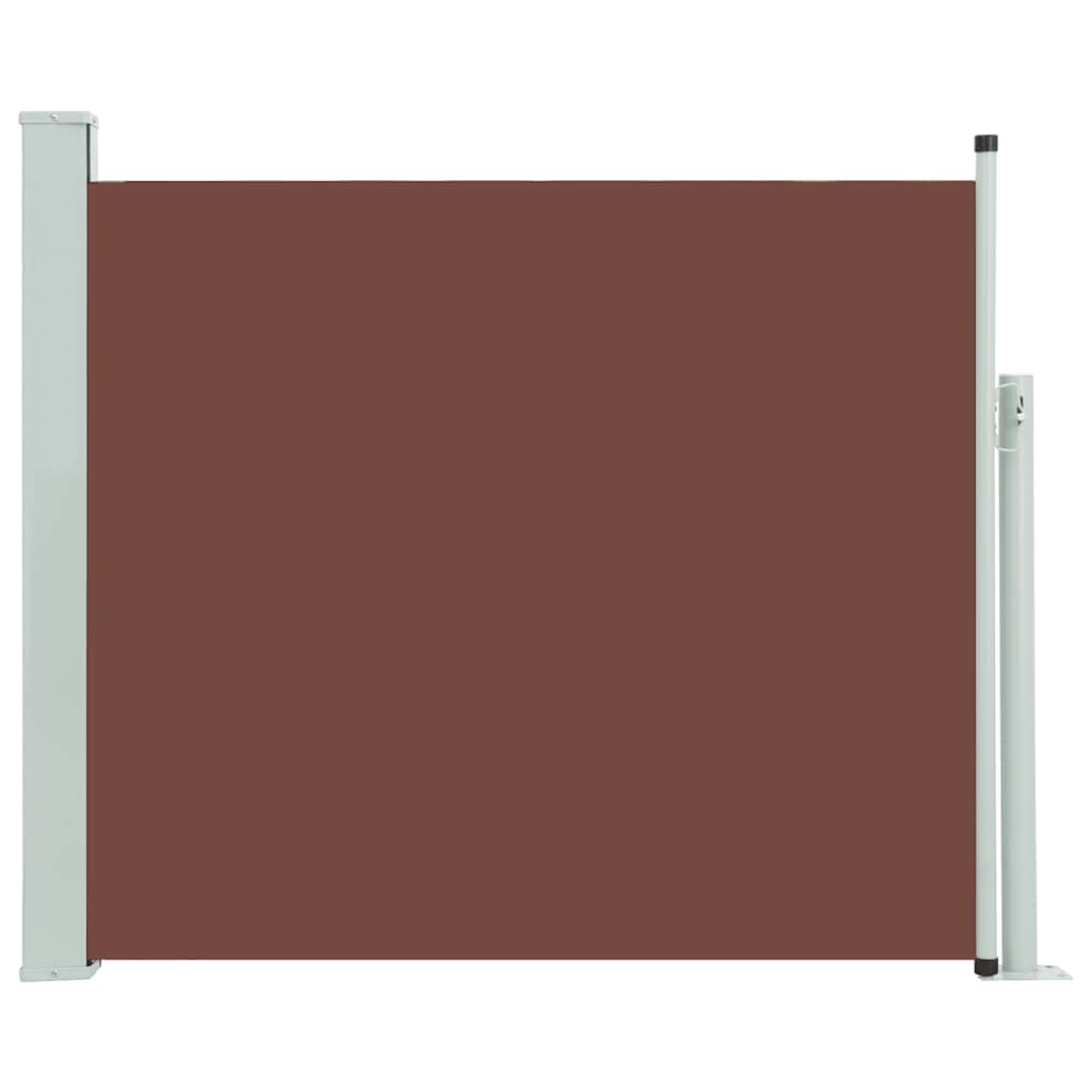 

vidaXL Patio Retractable Side Awning 39.4"x118.1" Brown