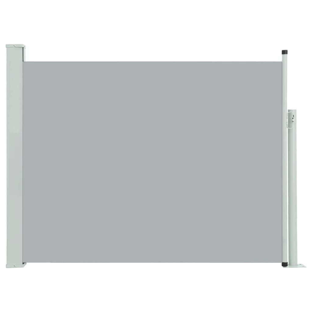 

vidaXL Patio Retractable Side Awning 66.9"x196.9" Gray